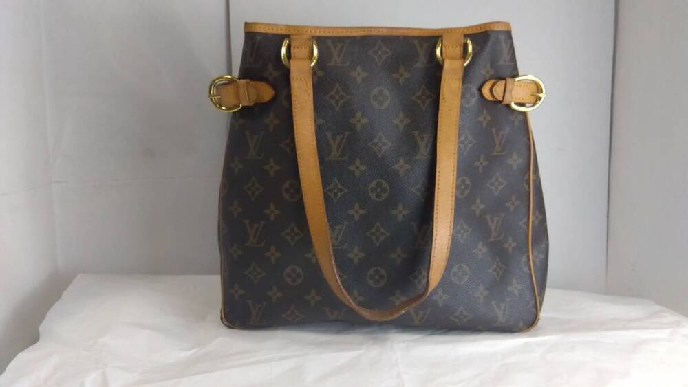 Louis Vuitton Batignolles Bag Tote Vertical Monogram Brown